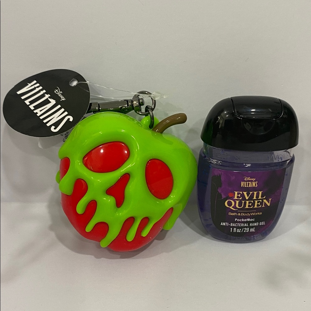 Bath & Body Works Disney Villians Evil Queen Poison Apple PocketBac & Sani